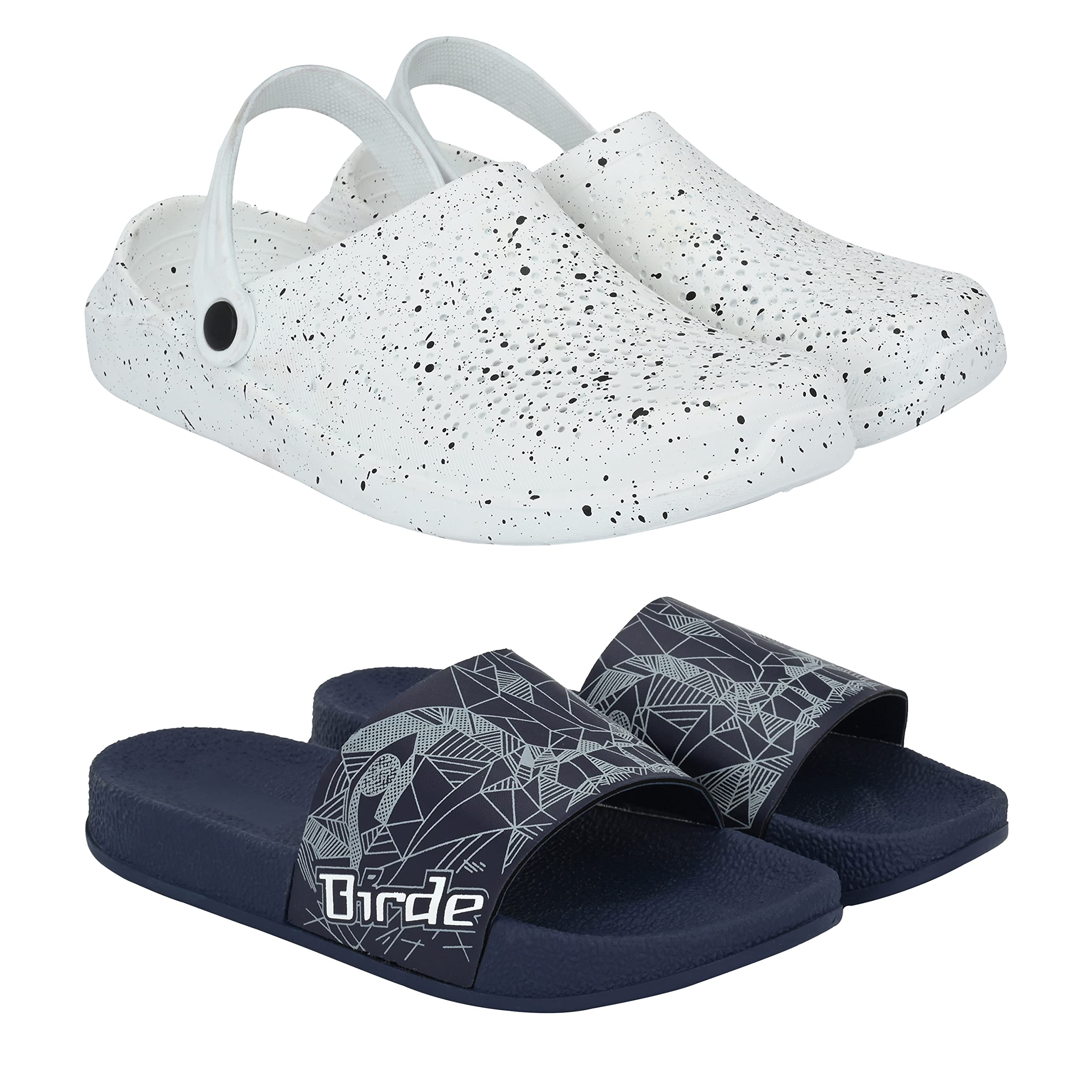 Birde Slippers and Flip Flops for Men Combo Pack of 2 - BRD-742-BRD-737_6 Blue (B0B59LZ824) Amazon Price History, Amazon Price Tracker