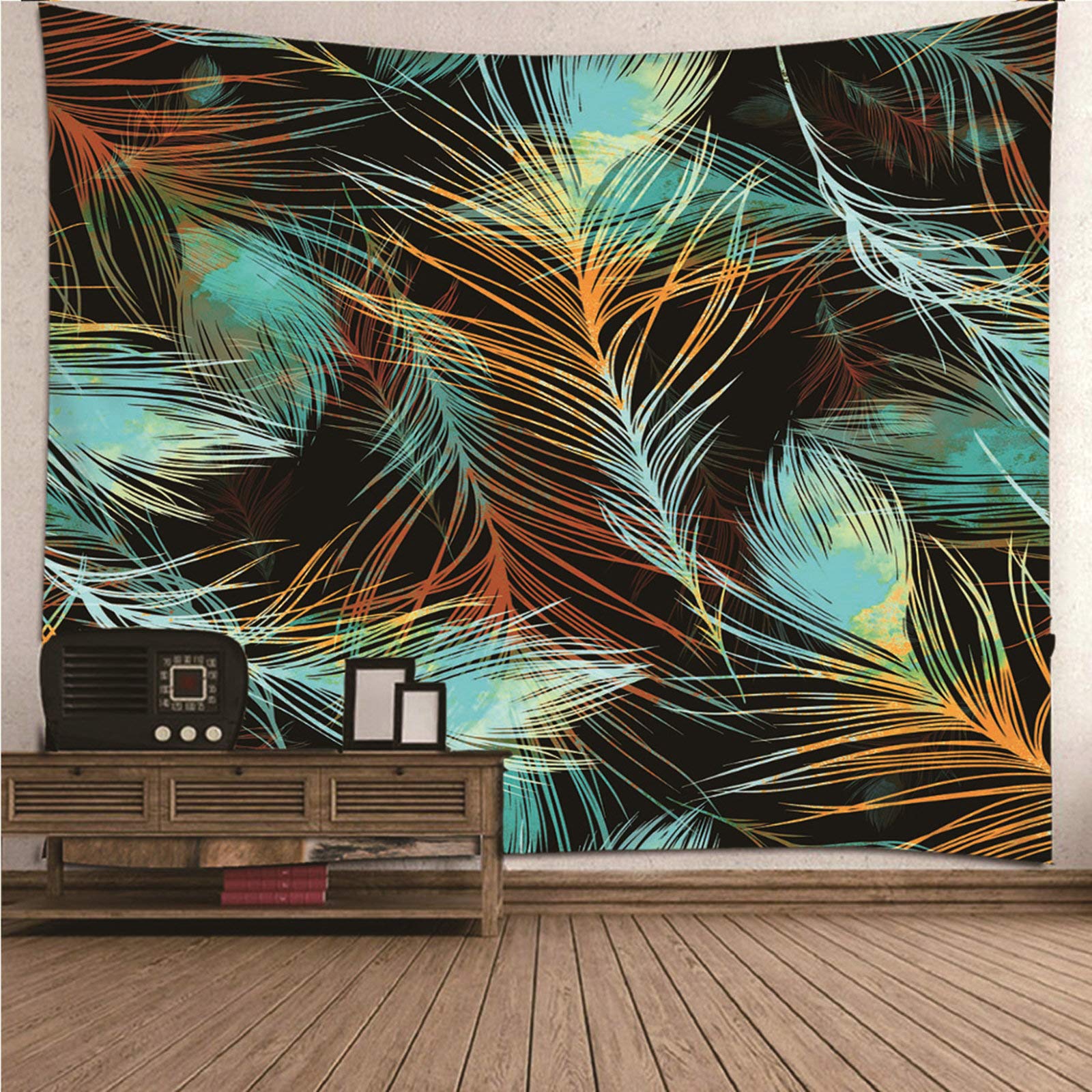 Tapiz de pared para decoración de salón KnSam multicolor en poliéster de 150x150 cm