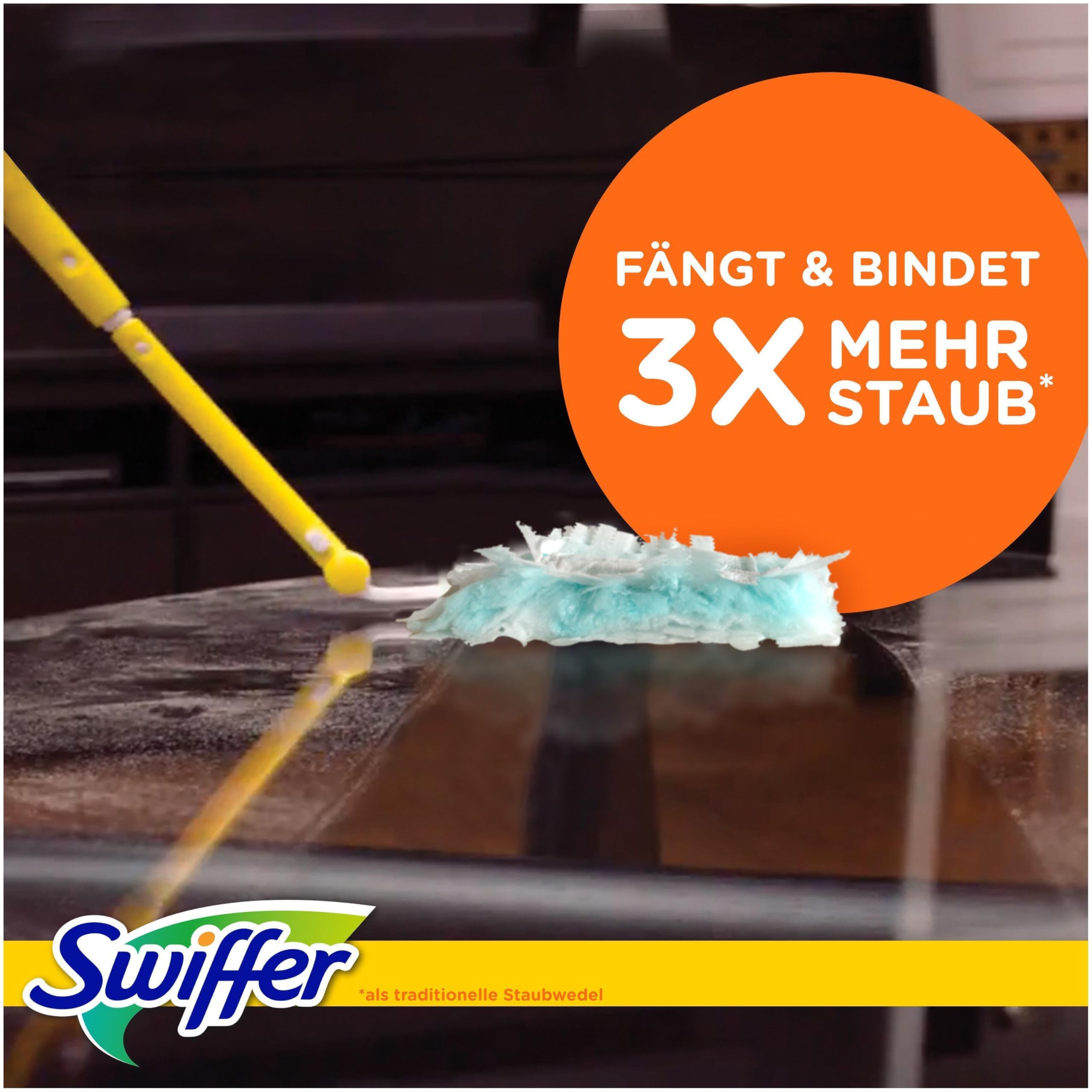 Swiffer Dust Magnet XXL (handle + 2 cloths) Duster against dust, pet hair and allergens - 2
