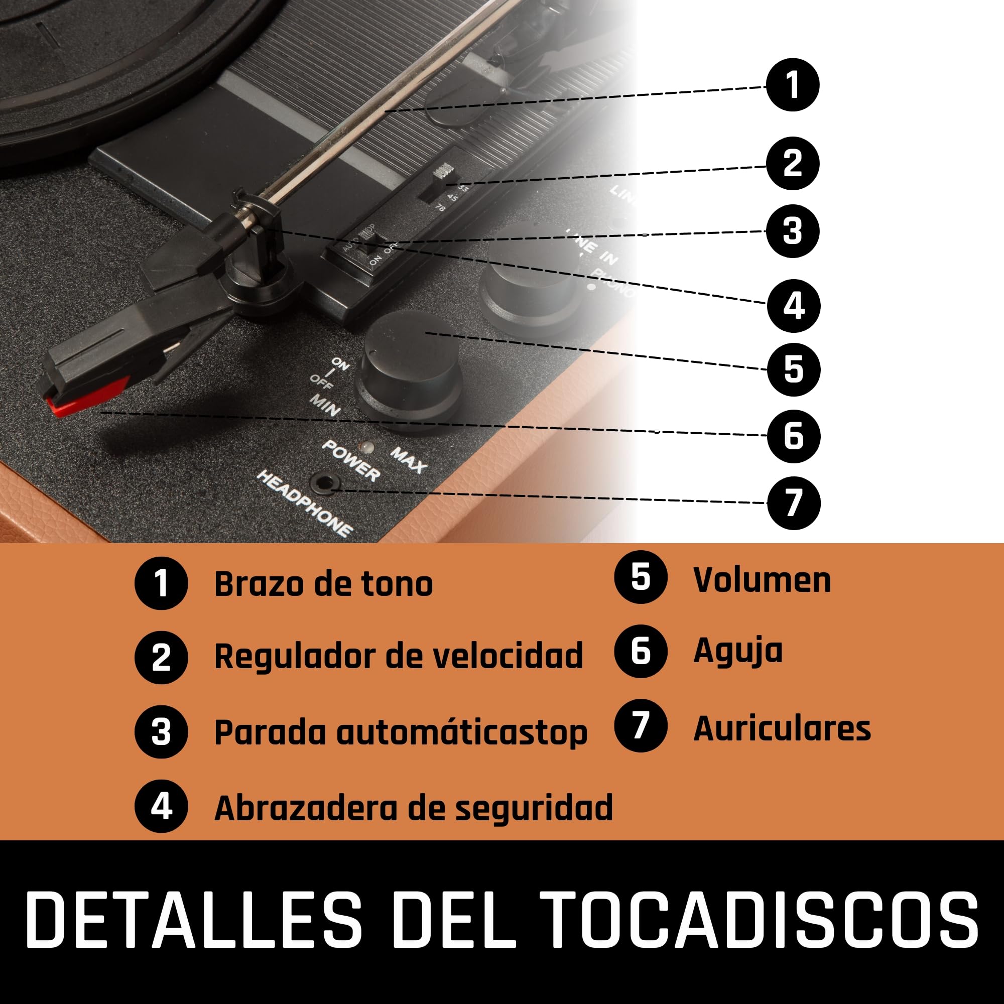 Giradischi Lenco (Tt-10 Wood) Con Amplificatore Integrato 10W X 2 Traz.A Cinghia