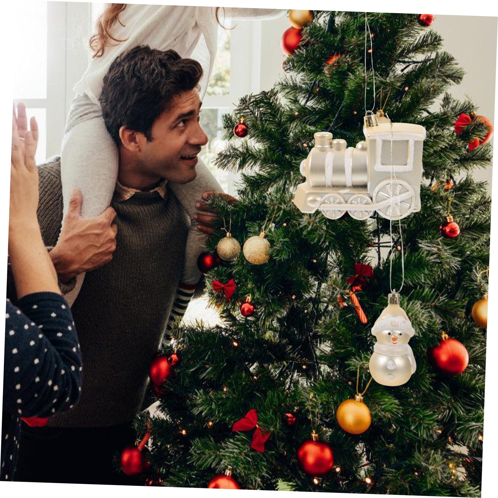Ornements Sapin De Noel Boules Decoratives De Noel Decorations Suspendues pour Sapin