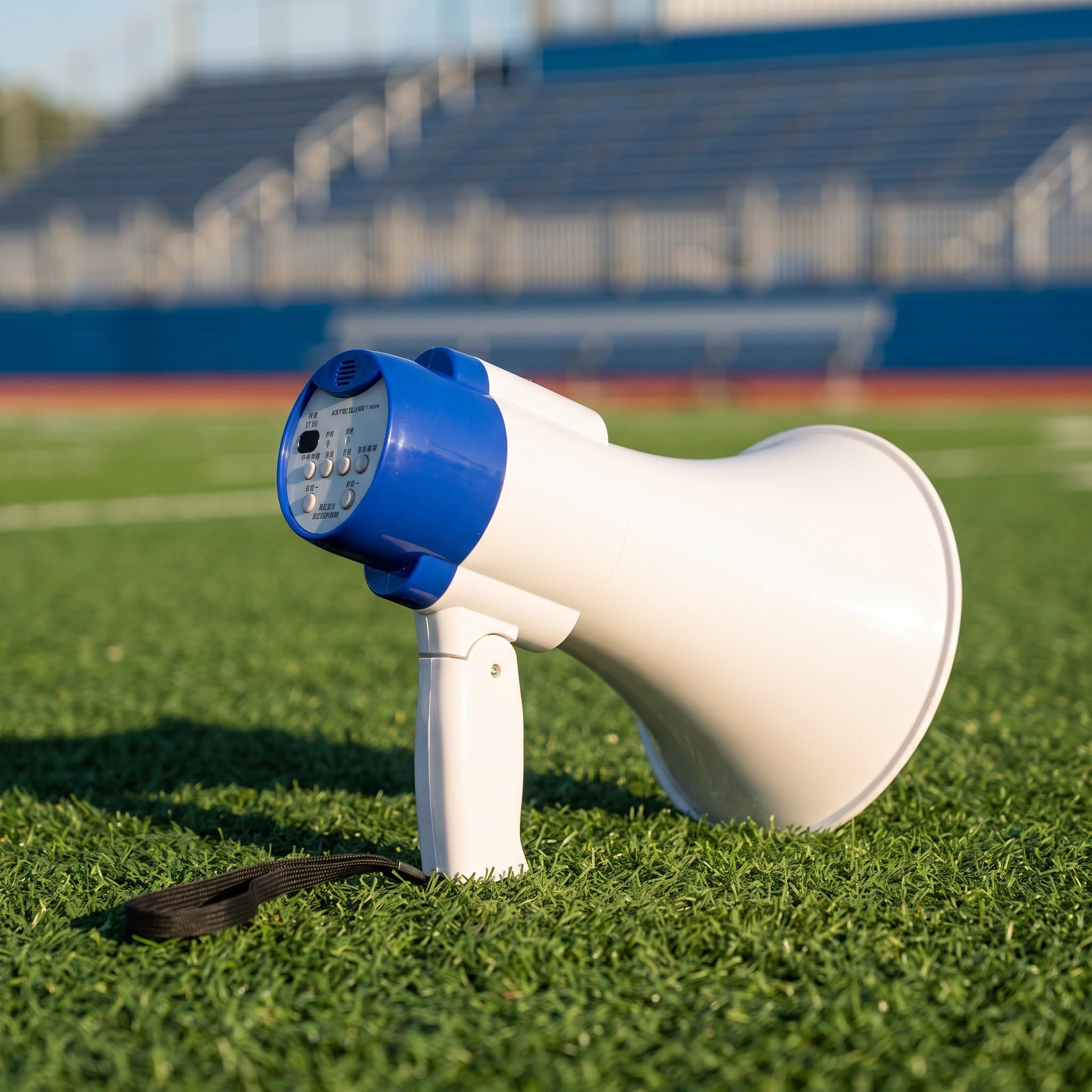 TOYANDONA Megafono, Amplificatore vocale Portatile con Funzione di | Sirena integrata, volume regolabile, altoparlante portatile per calcio, baseball, cheerleading e esercitazioni di sicurezza.