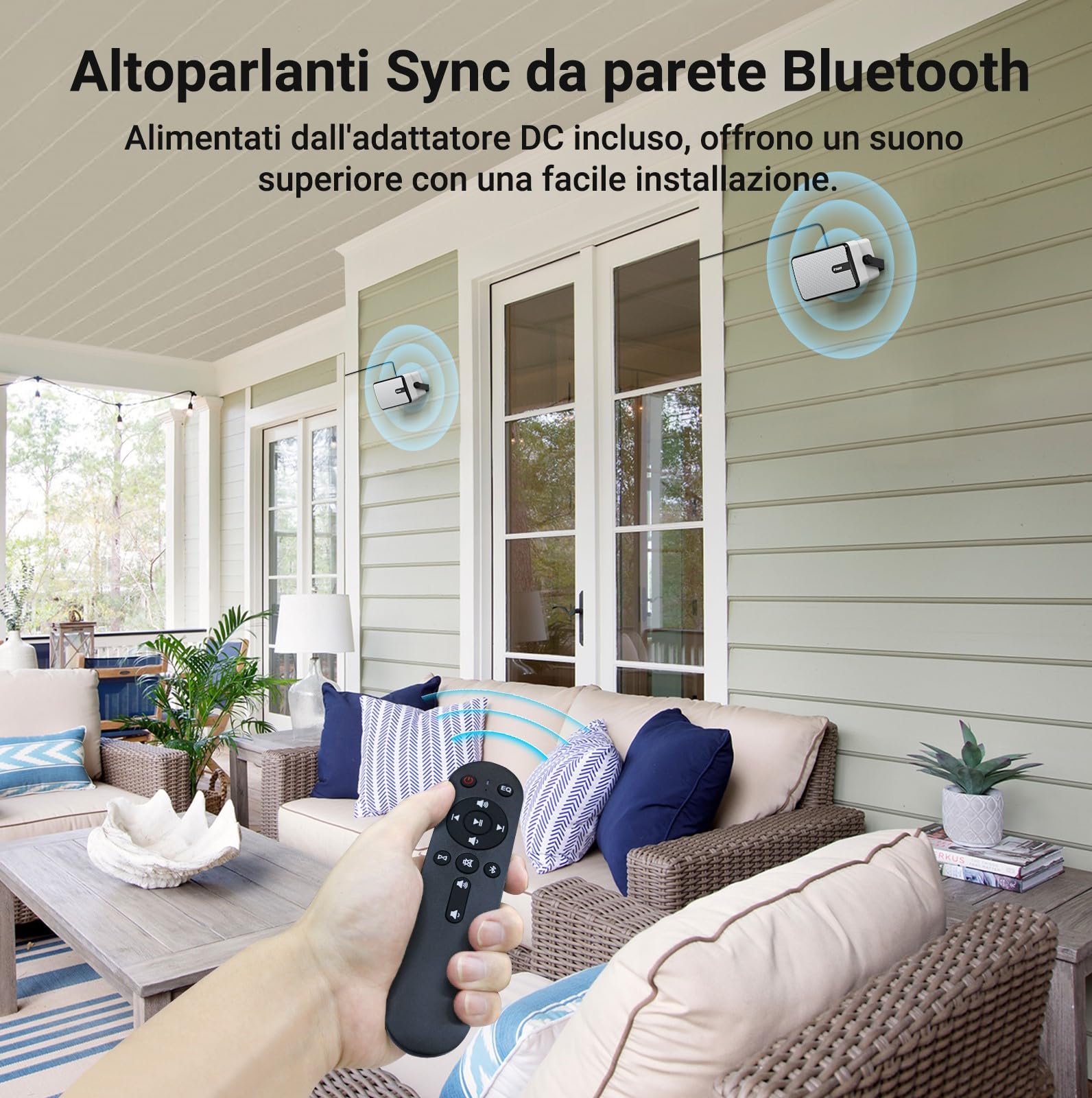Inwa Cassa Bluetooth Esterni IPX5 Altoparlante Wireless 250W RMS 25W