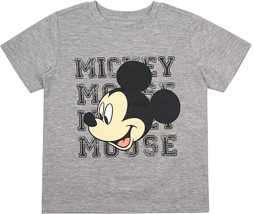 Miniatura 2 de Disney Paquete de 3 camisetas surtidas de Mickey Mouse para niños pequeños