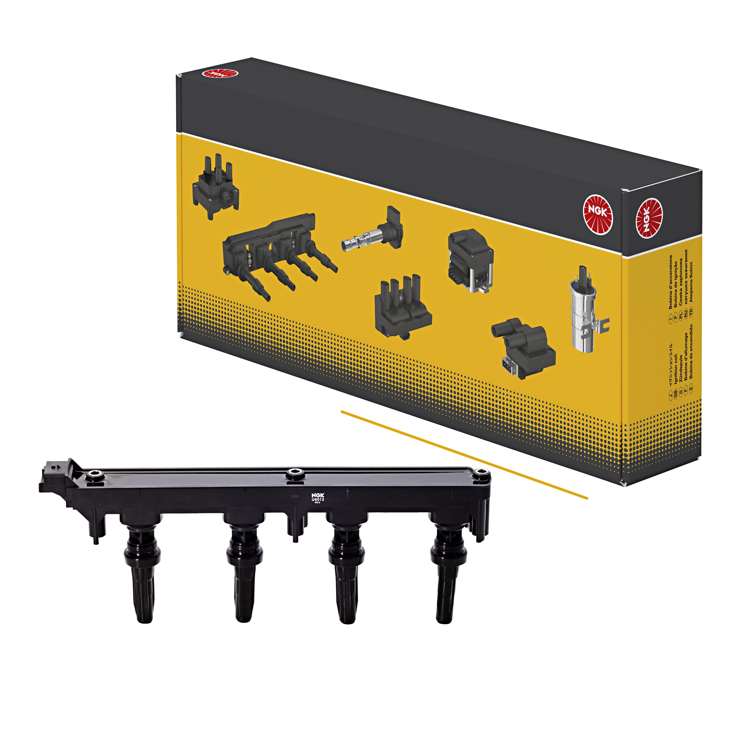 NGK Zündspule U6013 48071 | 48071 / U6013 passend für C4 C5 C8 Jumpy 307 308 407 807