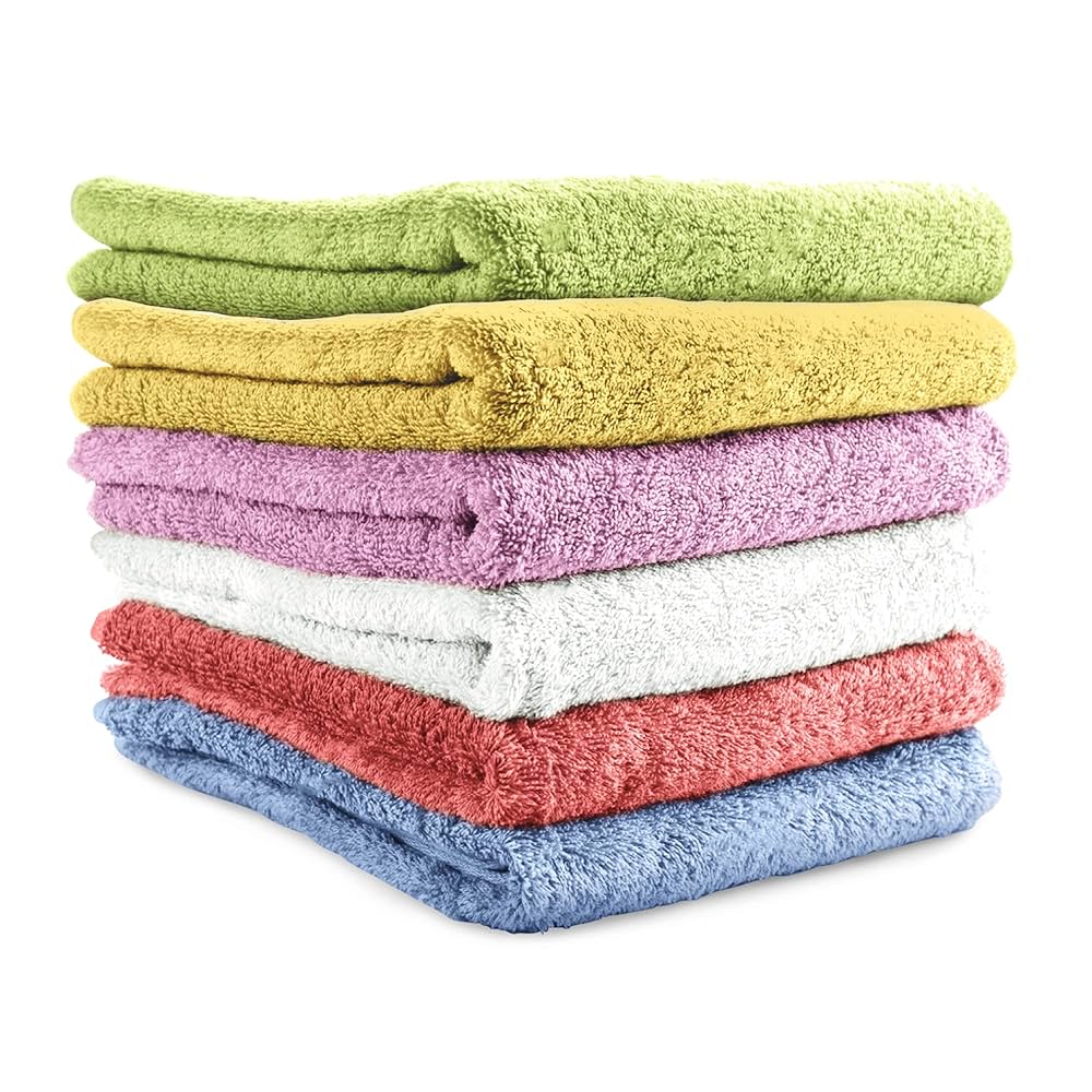 新品未開封 24SS FCRB MINI BATH TOWEL BLACK Amazon.com: TEXCRAFT Medium Size Bath Towels Set of 6 – 100