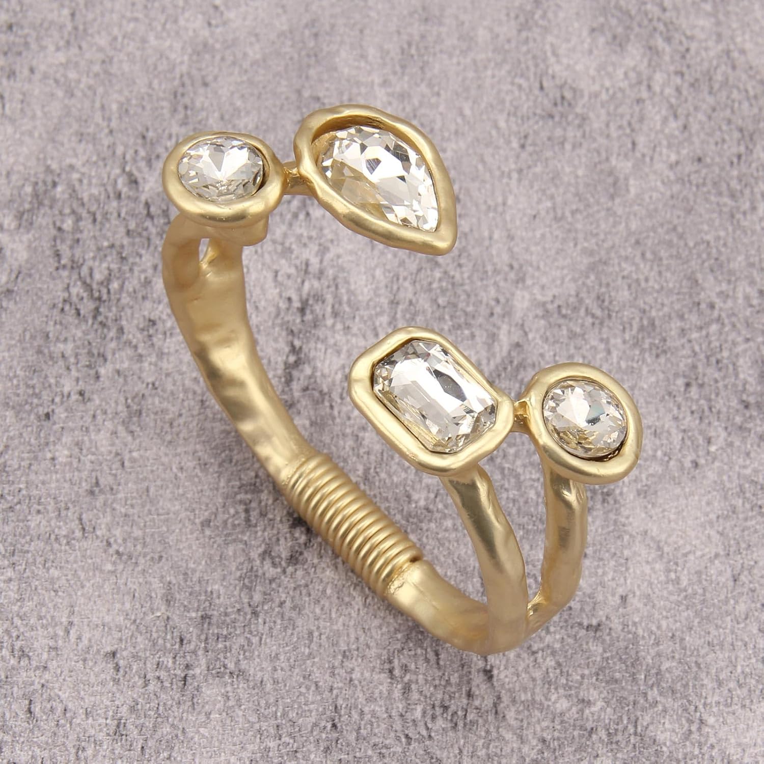 Chunky Gold Bracelet Trendy Gold Cuff Bracelets for Women Statement Silver Arm Cuffs Bangles Arm Punk Jewelry Accessories - Image 6