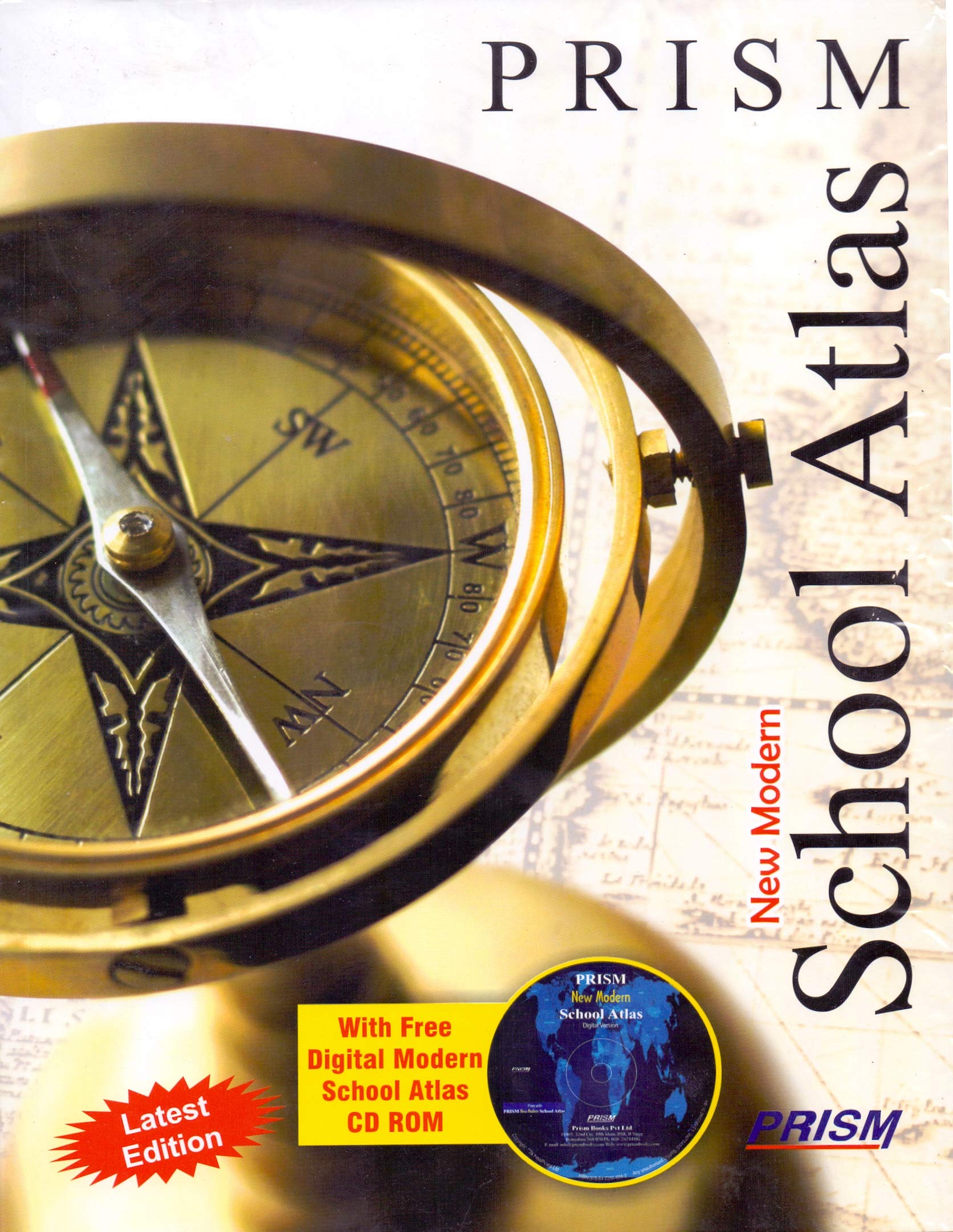 Prism New Modern School Atlas With Cd