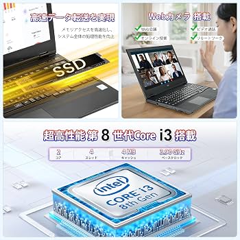 Amazon.co.jp: 【整備済み品】ノートパソコン 中古 VKL21 15.6型 第8