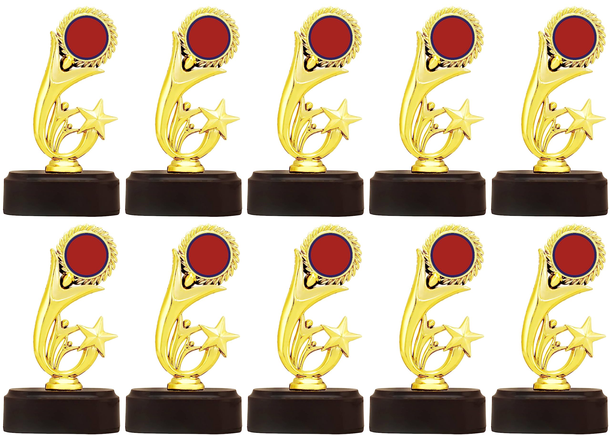 AARK INDIA Trophy Set of 10 pcs for Competition/Match/Sports/Event/School/College (multiquantity) PC002218 (B0CBK7ZM17) Amazon Price History, Amazon Price Tracker