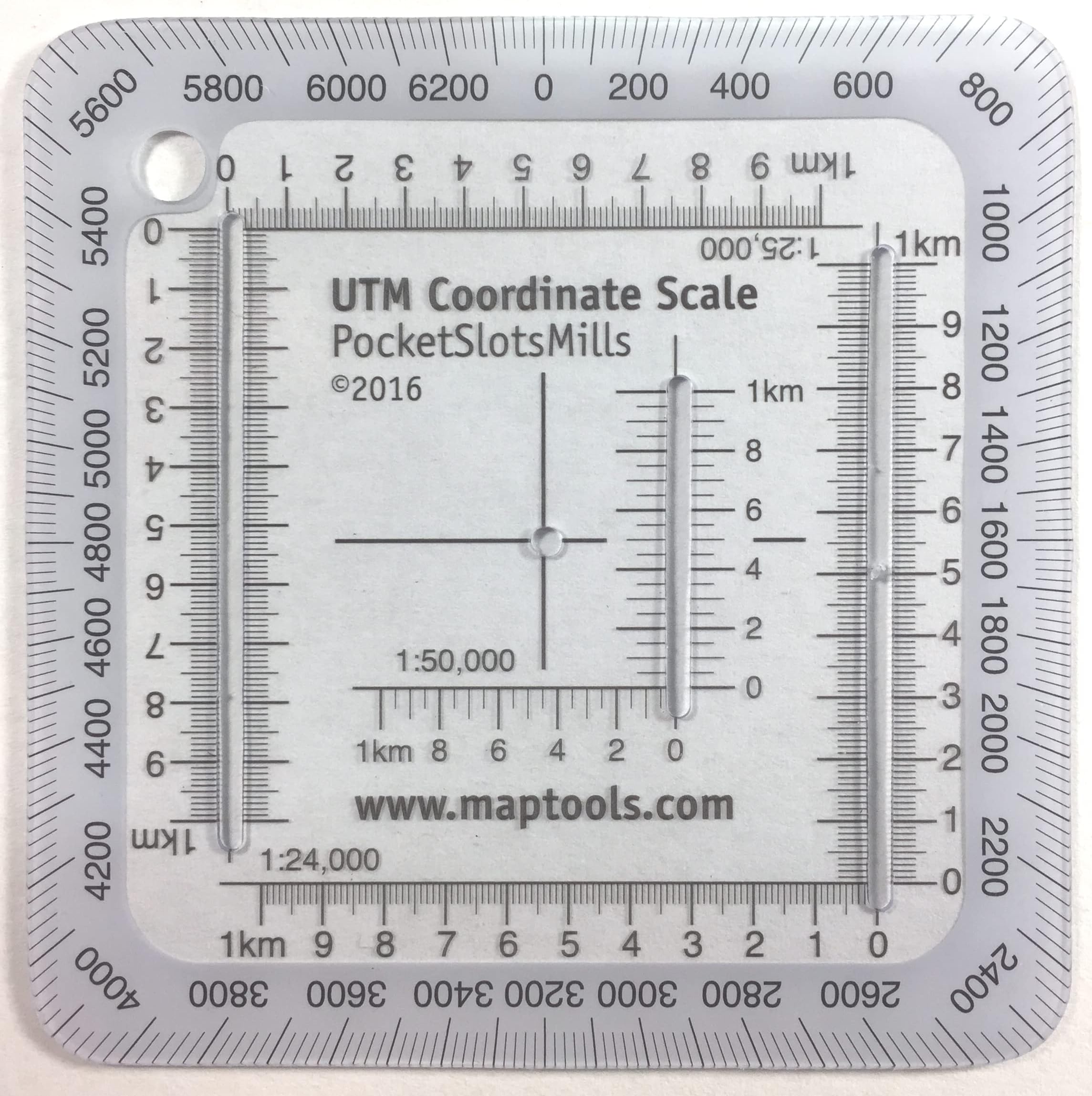 MapTools Pocket Sized UTM Slot Tool - Mils