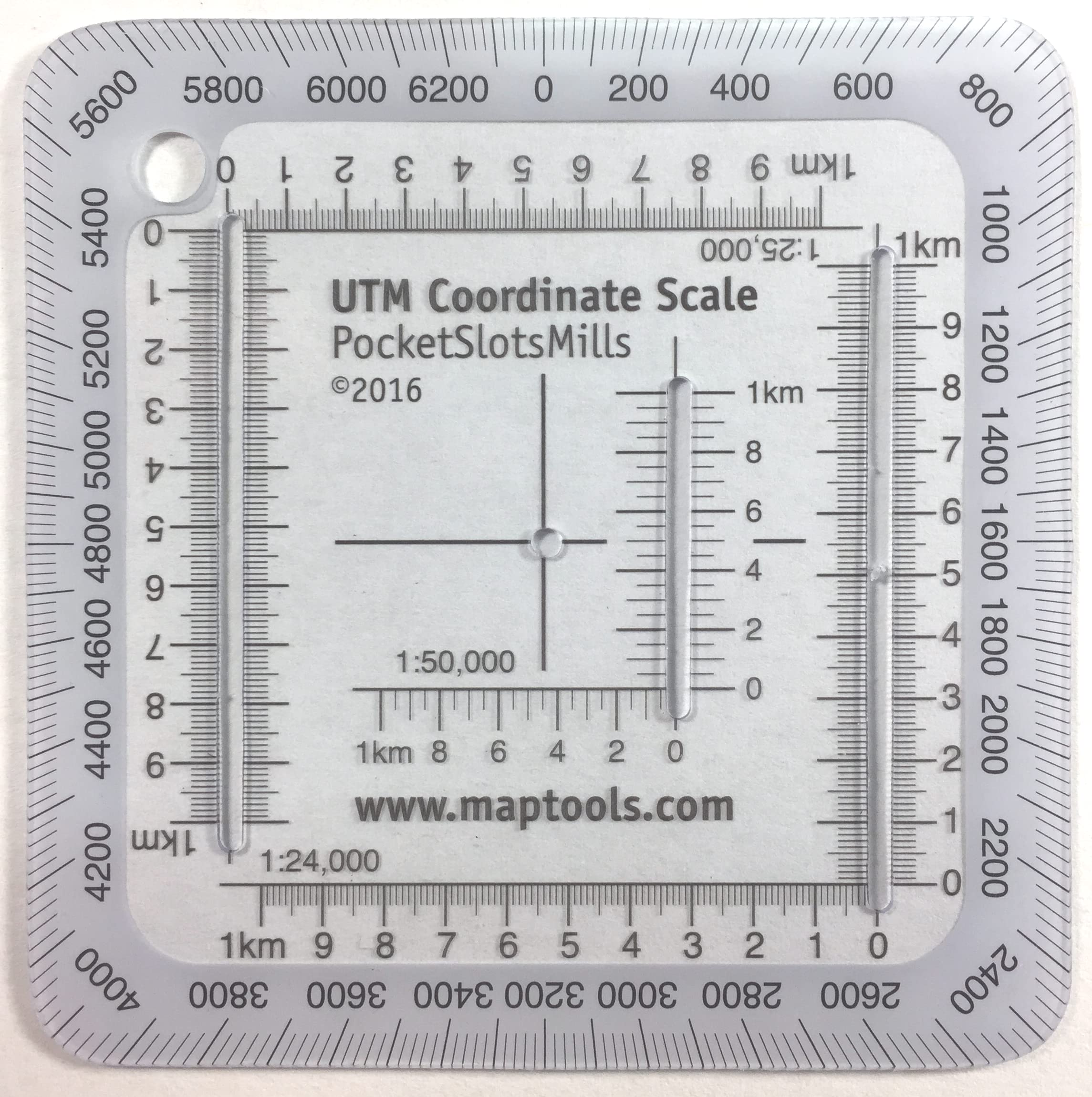 Pocket Sized UTM Slot Tool - Mils