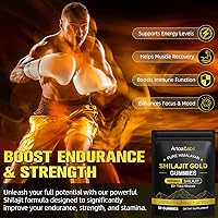 Vista 4 de Shilajit Gummies for Men & Women, Pure Himalayan Shilajit Gold Gummies Rich in Ashwagandha, Gokshura with 85+ Trace Minerals, Authentic Flavor, 100%