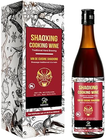 Soeos Shaoxing Wine, Shaoxing Rice Wine, Chinese Cooking Wine, Rice