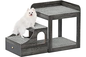 Cyclysio Window Perch for High Window, Super Large Pet Bunk Bed for Cats