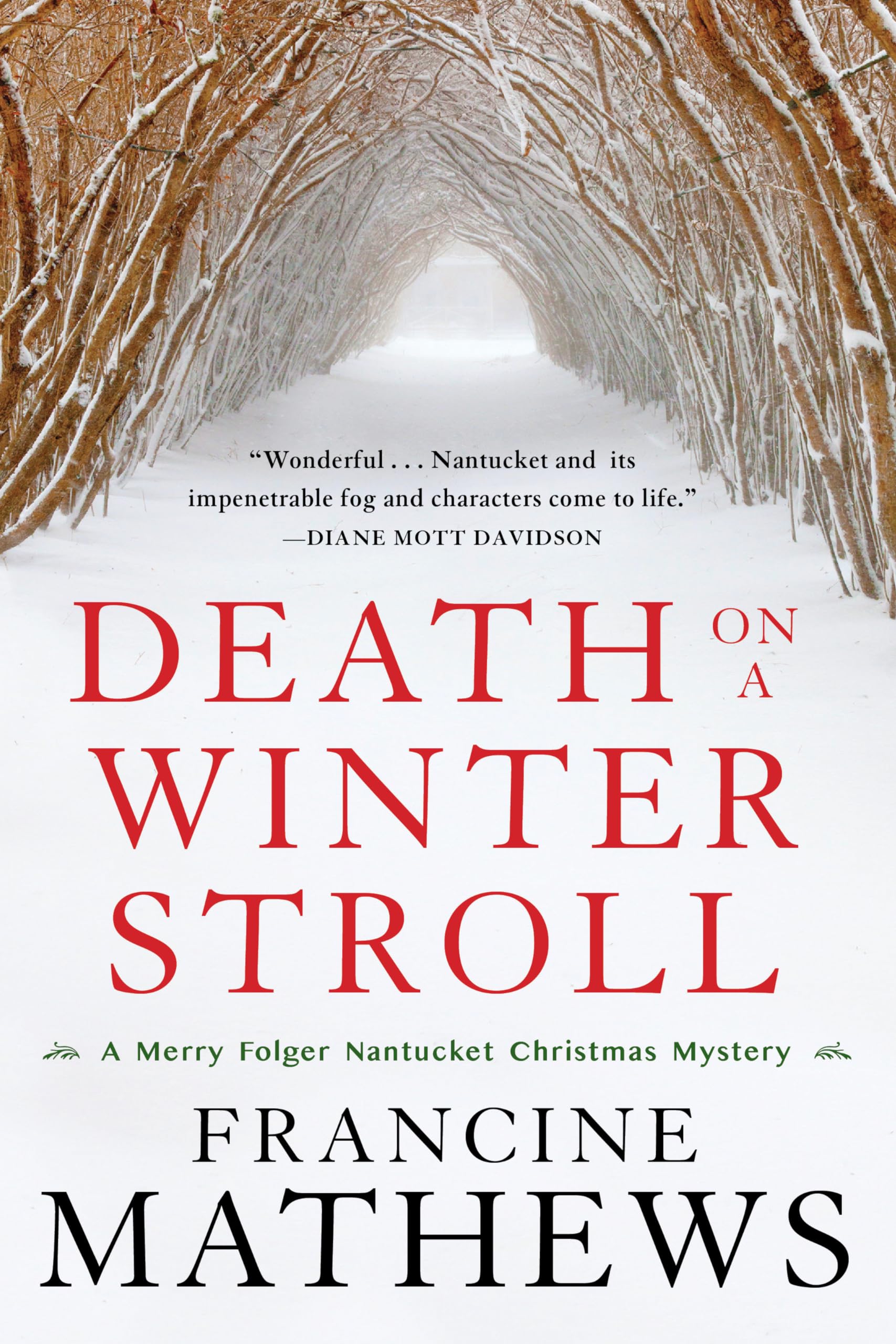 Death on a Winter Stroll [Paperback] Mathews, Francine
