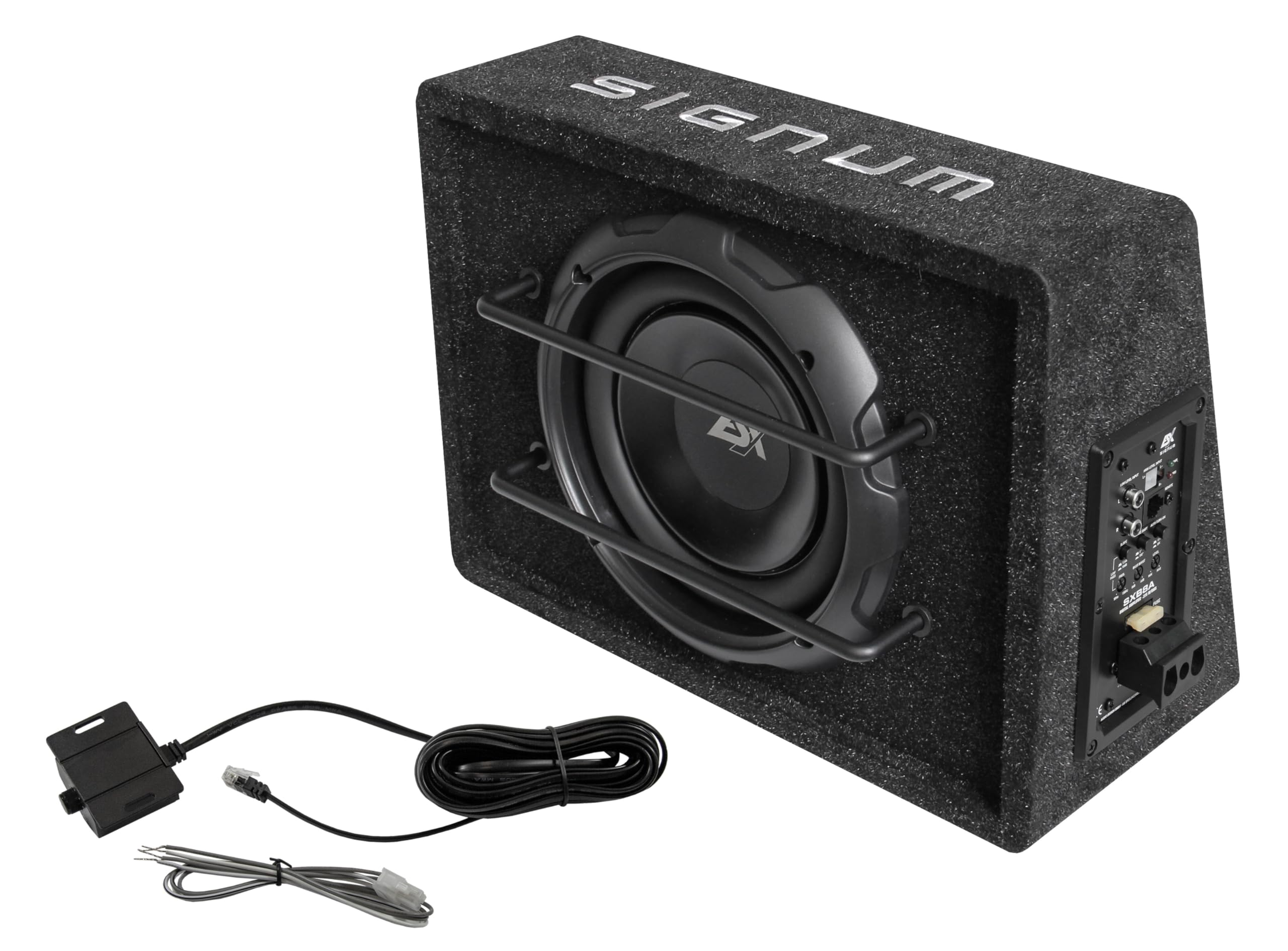 ESX SIGNUM SXB8A - Subwoofer attivo da 8" (20 cm) | Subwoofer attivo con membrana in alluminio