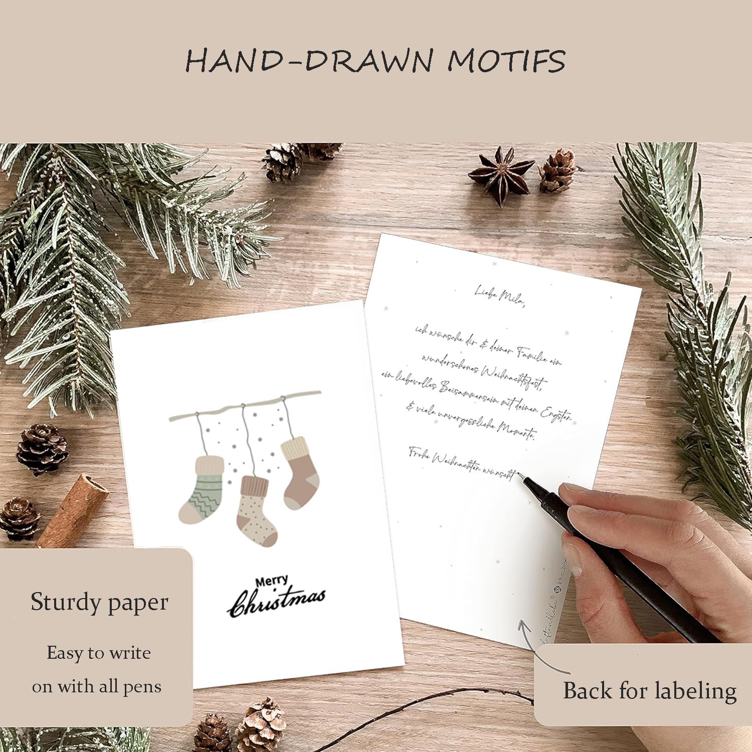 Carte De Voeux - Joyeux Noel - Boule A Neige - Beaux-Arts Et Loisirs Créatifs