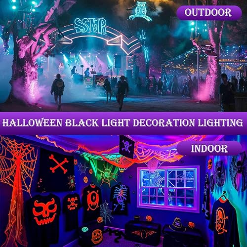 Miniatura 2 de Luz de inundación RGB LED para interiores y exteriores, 40 W, equivalente a 400 vatios, luz diurna blanca de 5700 K, iluminación de paisaje que