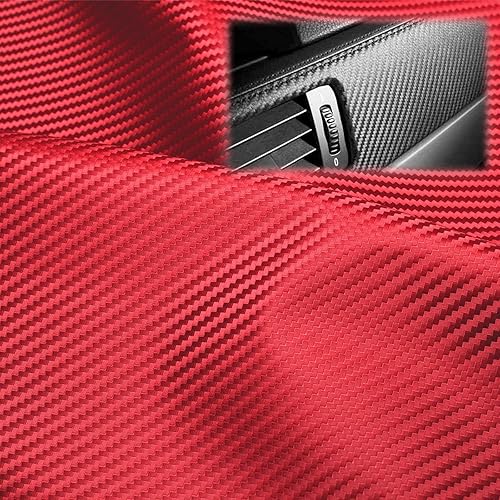 Miniatura 5 de Funda de asiento de automóvil de 12 x 54 pulgadas (1 x 4.5 pies), tela dorada de fibra de carbono de 54 pulgadas de ancho, tela de vinilo marino de