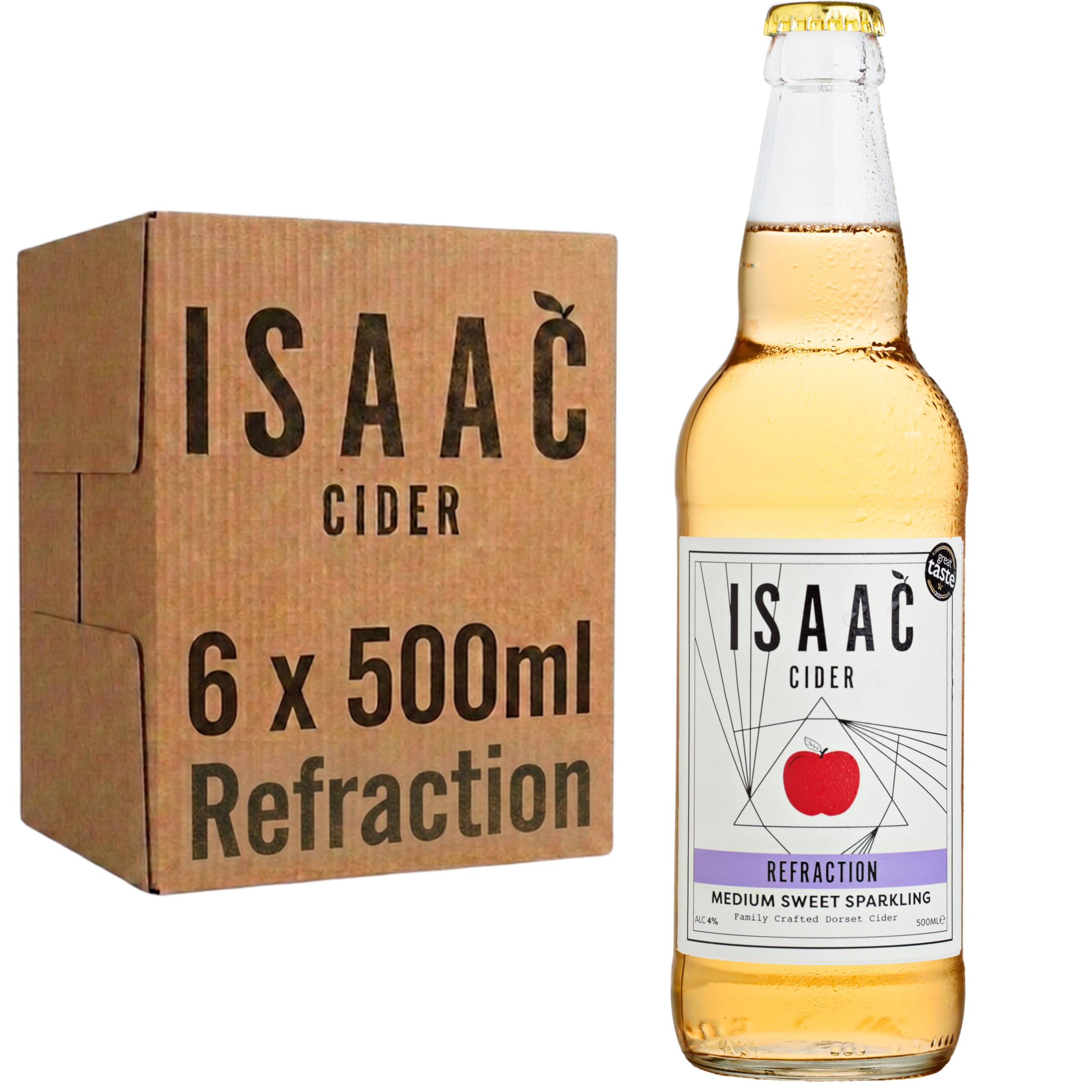 Isaac Cider Refraction 6 x 500ml glass bottles