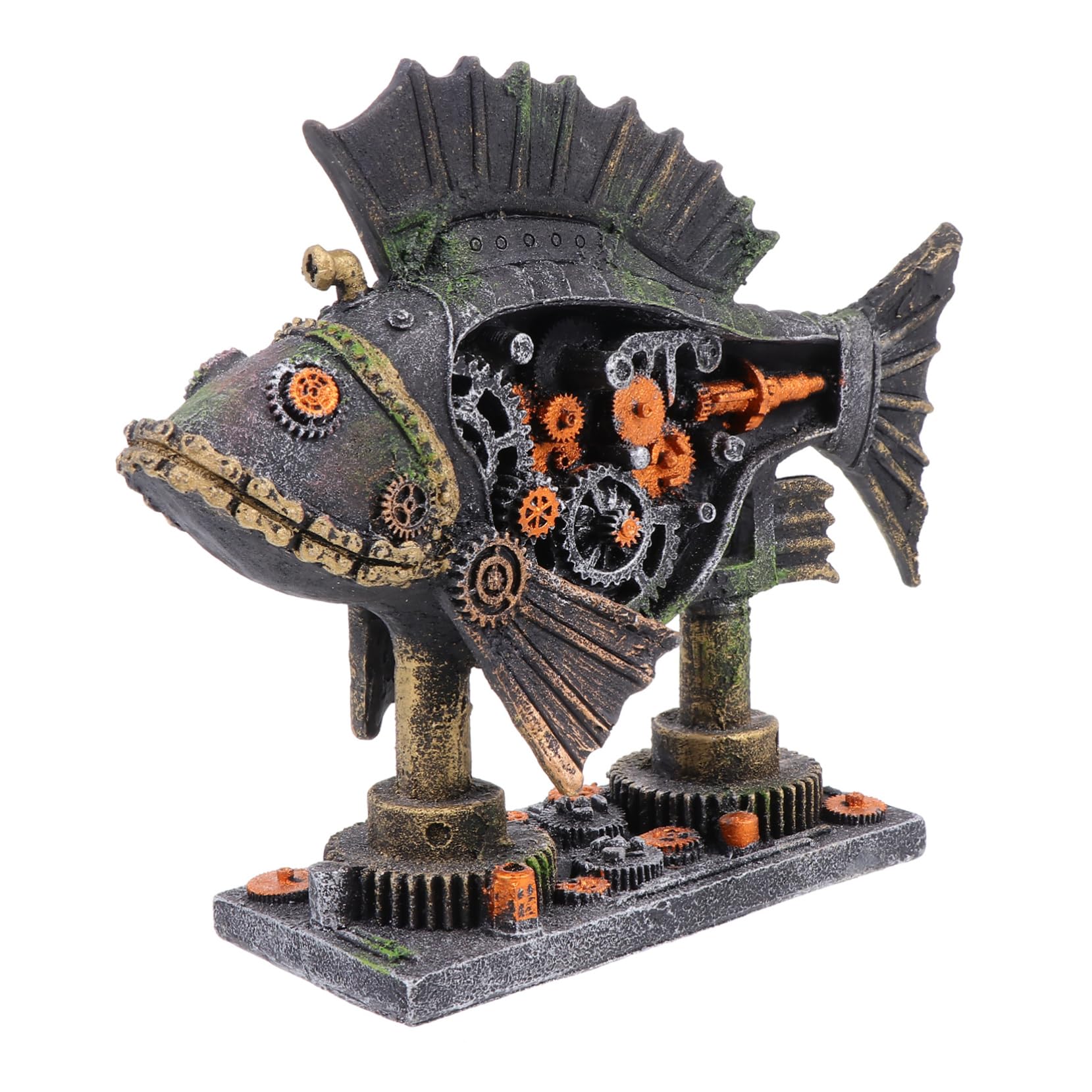 Aquarium Decor Fish Tank Landscaping Ornament Resin Hideout Eco-Friendly 7 48X2 36X6 29 Inch Aquarium Decoration for Aquatic