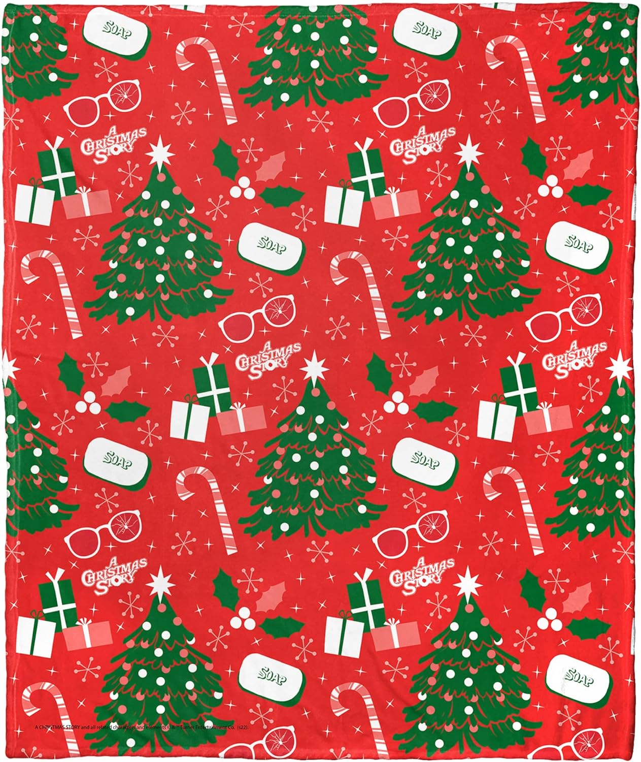 Northwest A Christmas Story Silk Touch Throw Blanket, 50" x 60", Always Jealous