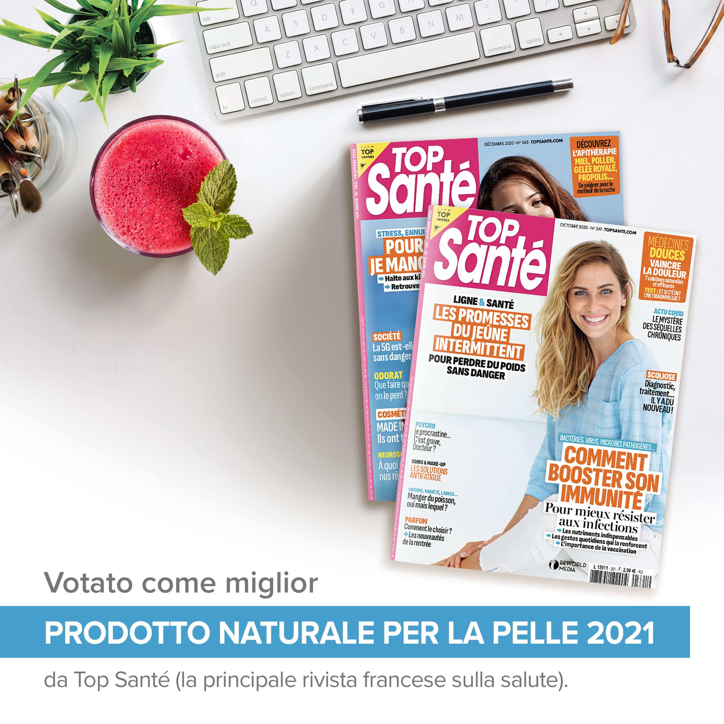 Institut Katharos 40 PPM Argento Colloidale Spray con Flacone Spray Di Ricarica Gratuito, 300 ml