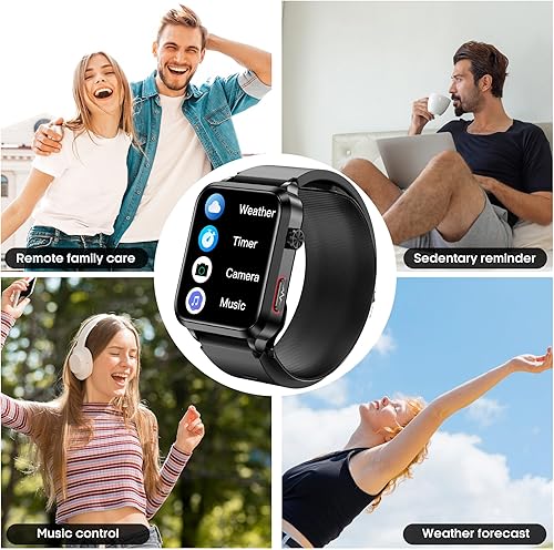 Miniatura 7 de Reloj inteligente, rastreador de fitness lPS de 1.92 pulgadas, monitor de sueño de oxígeno en sangre y frecuencia cardíaca, podómetro para compartir