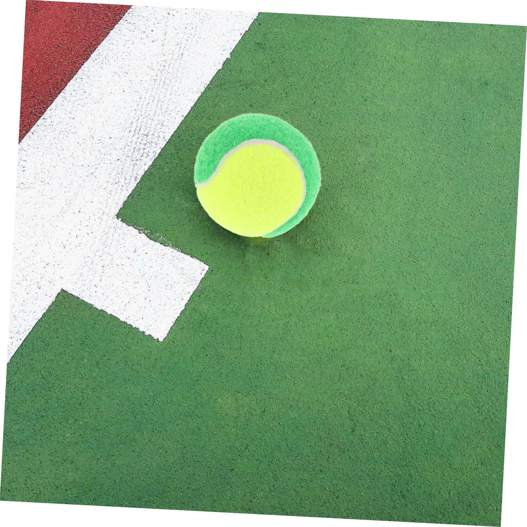 Balles de Tennis pour Chien D’entraînement Vertes 20 Pièces en Caoutchouc | Débutants, Design Polyvalent, Accessoire Photo, Jeu et Exercice pour Chiot