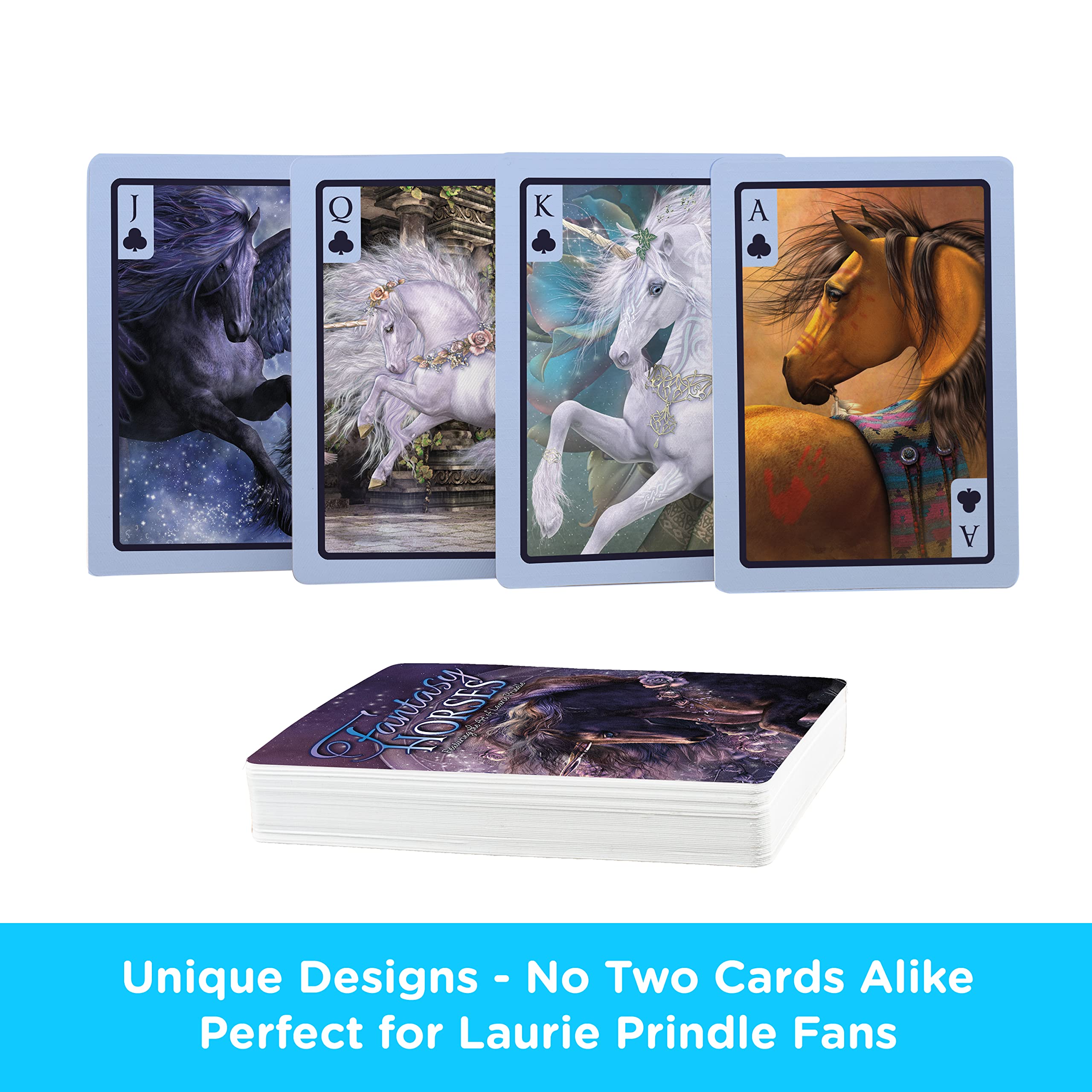 AQUARIUS - Laurie Prindle- Fantasy Horses Playing Cards