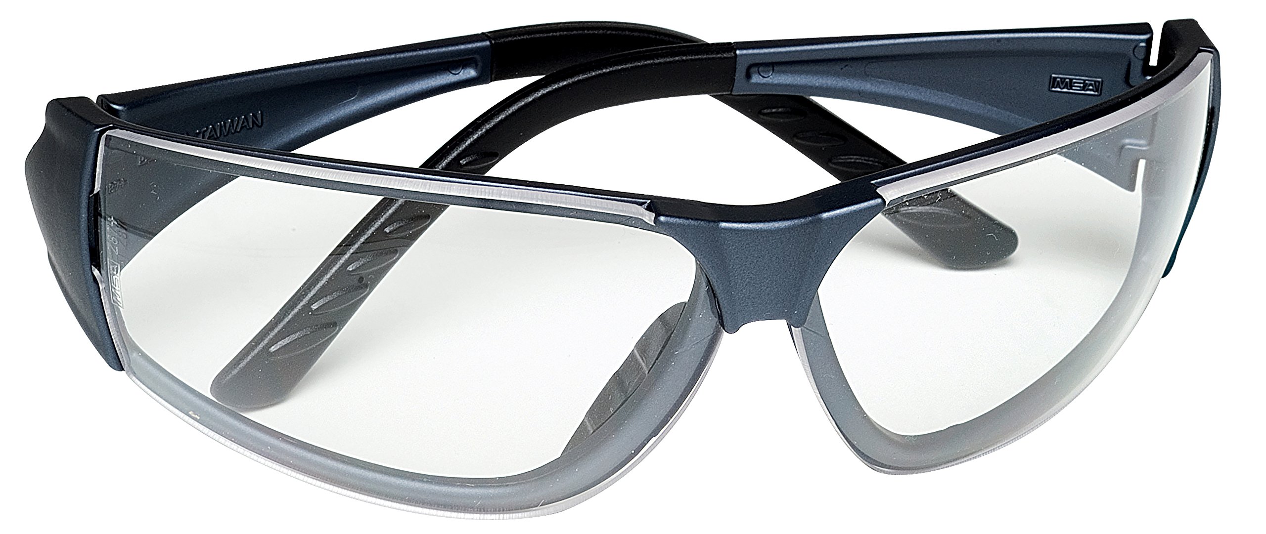 MSA 10070917 Easy-Flex Sightgard Impact Resistant Indoor Safety Glasses, Clear Lens