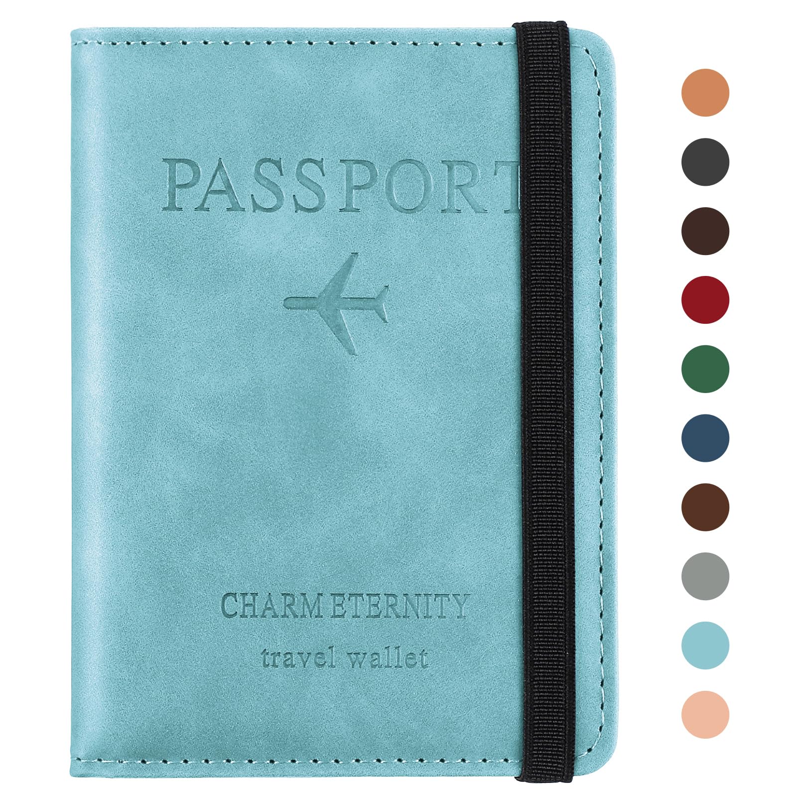 Accessori Per Viaggio Portapassaporto In Pelle PU Con Protezione RFID - Colori Vari, Stile Moderno, Per Viaggi Sicuri Protezione Portiere Auto