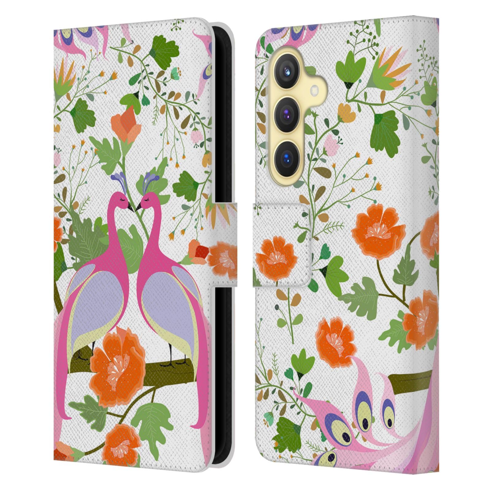 Funda tipo libro Samsung Galaxy S24 5G anticaídas con tarjetero para evitar arañazos 7