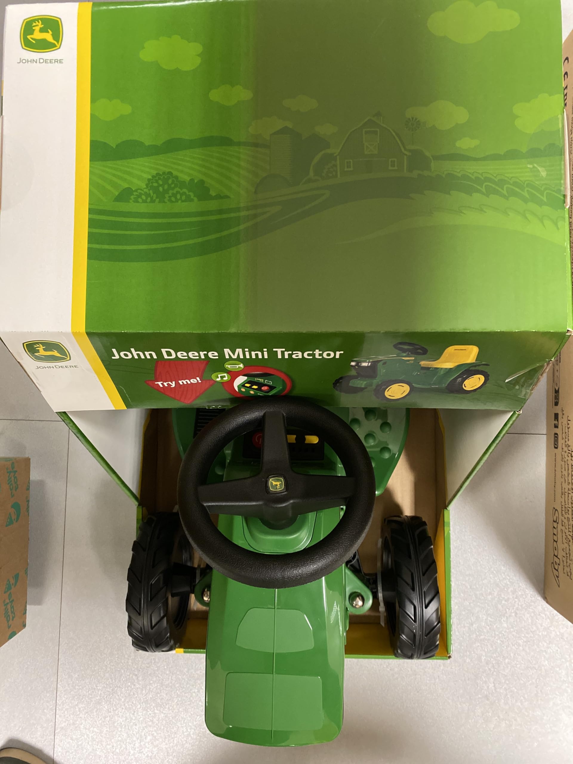 Peg Perego John Deere Mini-Traktor, 1 Jahr, Kind ab 1 Jahr, Unisex, Fahrzeug, Kunststoff, 11.02 Pfund, 41 x 61 x 63 cm