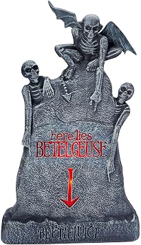 Spirit Halloween LED Here Lies Beetlejuice Tombstone, Multicolor