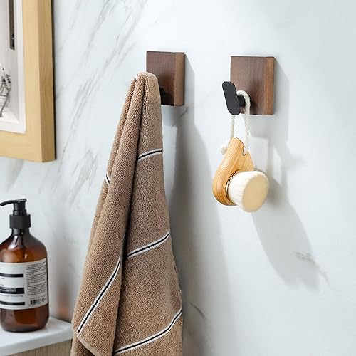 Vista 73 de DELITON - Ganchos adhesivos para colgar ropa, toallas, sombreros en el baño o la cocina, acero inoxidable SUS 304, plata Plateado