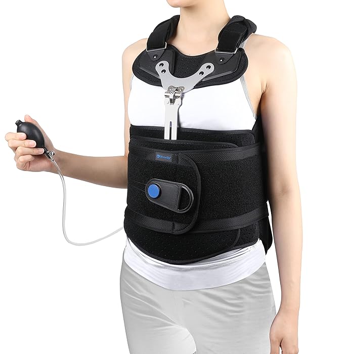 Buy Nvorliy TLSO Thoracic Medical Full Back Brace Inflatable