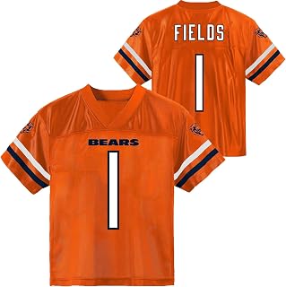 Justin Fields Away Orange Jersey