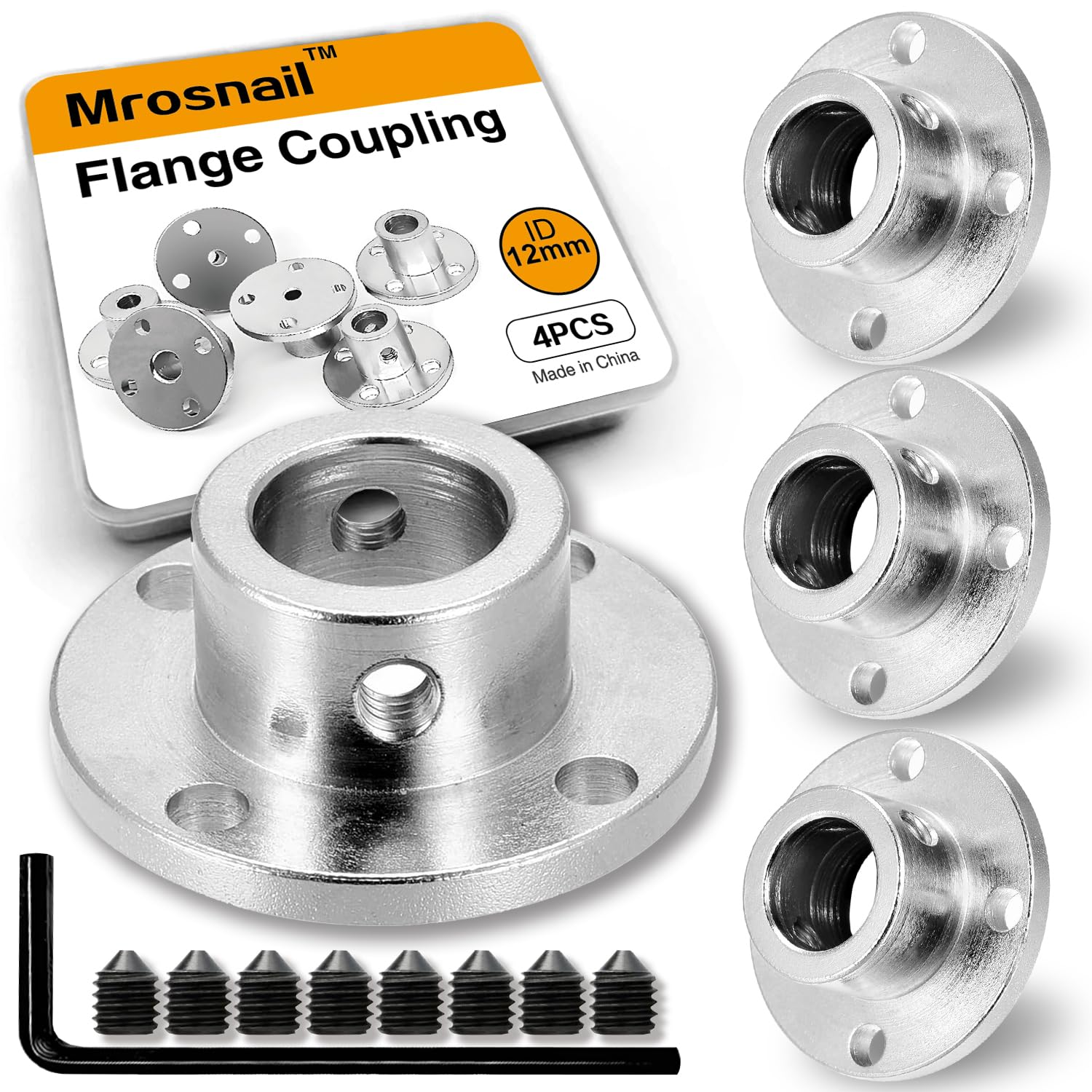 8mm Rigid Flange Couplers - RC Model Motor Connectors -9