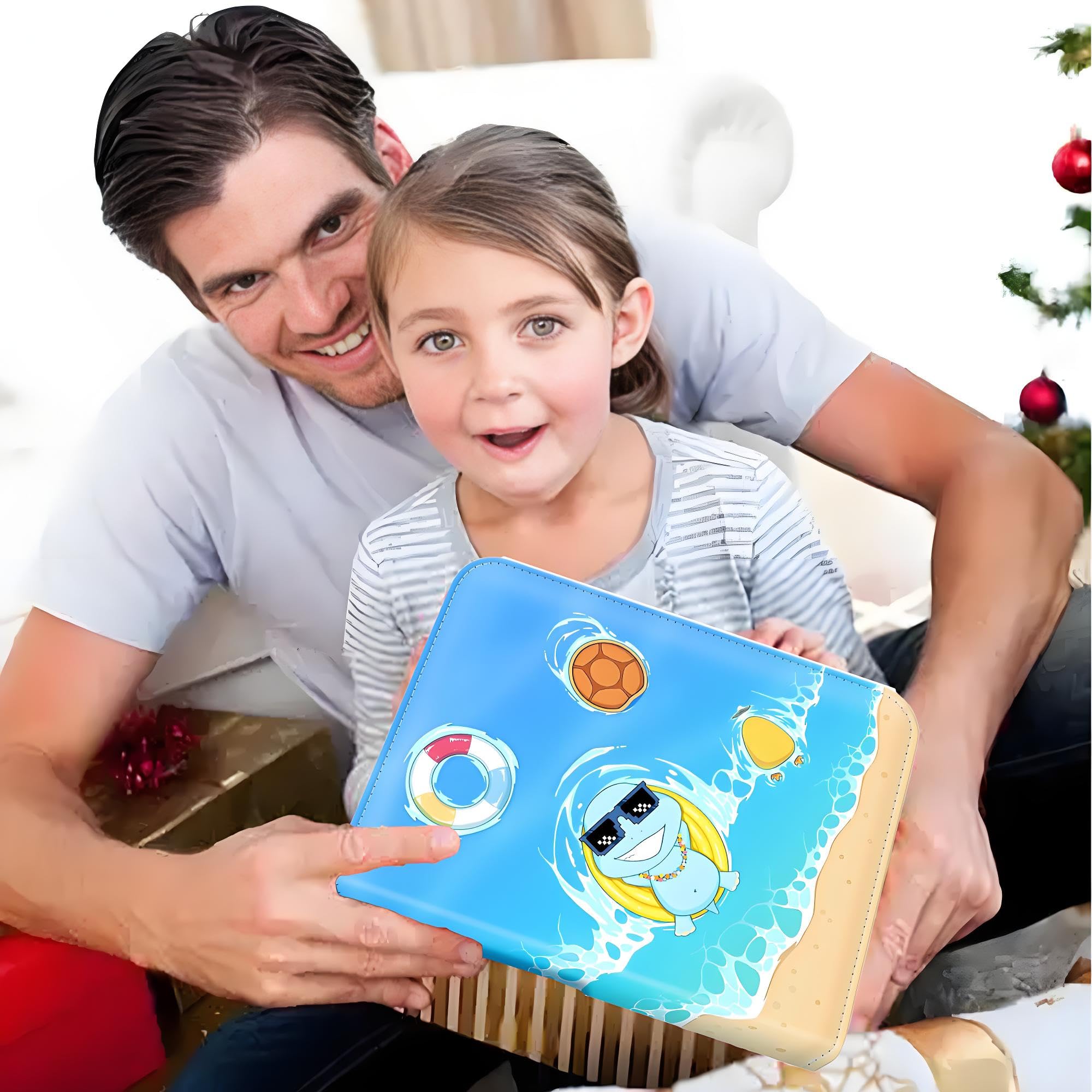 ViWaVee Album kolekcjonerski na karty Pokemon, na 50 stron, 400 kieszeni, przenośny, wodoszczelny album na karty PU, najlepszy wybór dla kolekcjonerów kart, prezent dla dzieci.