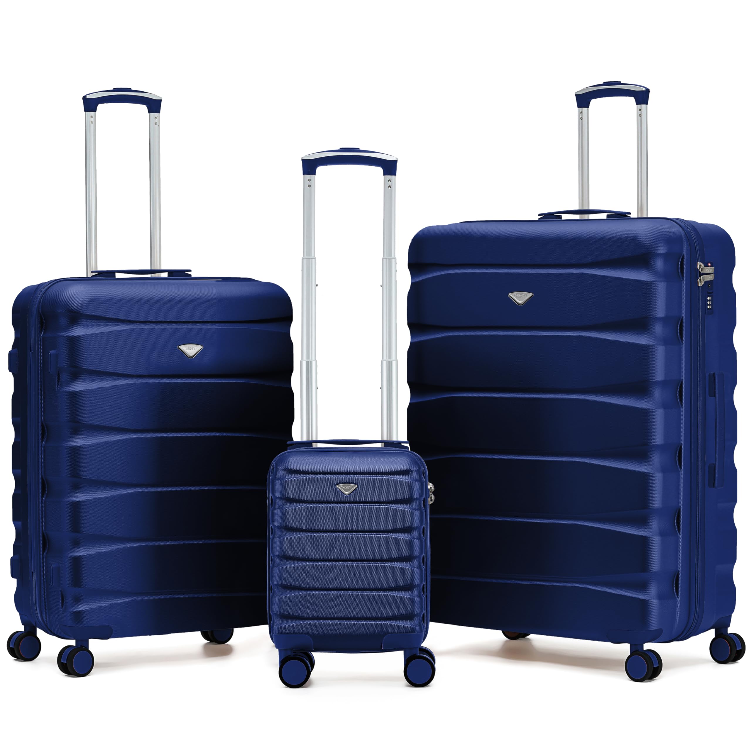 Flight Knight Underseat Cabin Suitcase 45x36x20cm | Free Hand Luggage for EasyJet & Wizz Air | Lightweight ABS Hard Shell with 8 Silent-Glide Spinner Wheels | Max Space Travel Bag — view 17