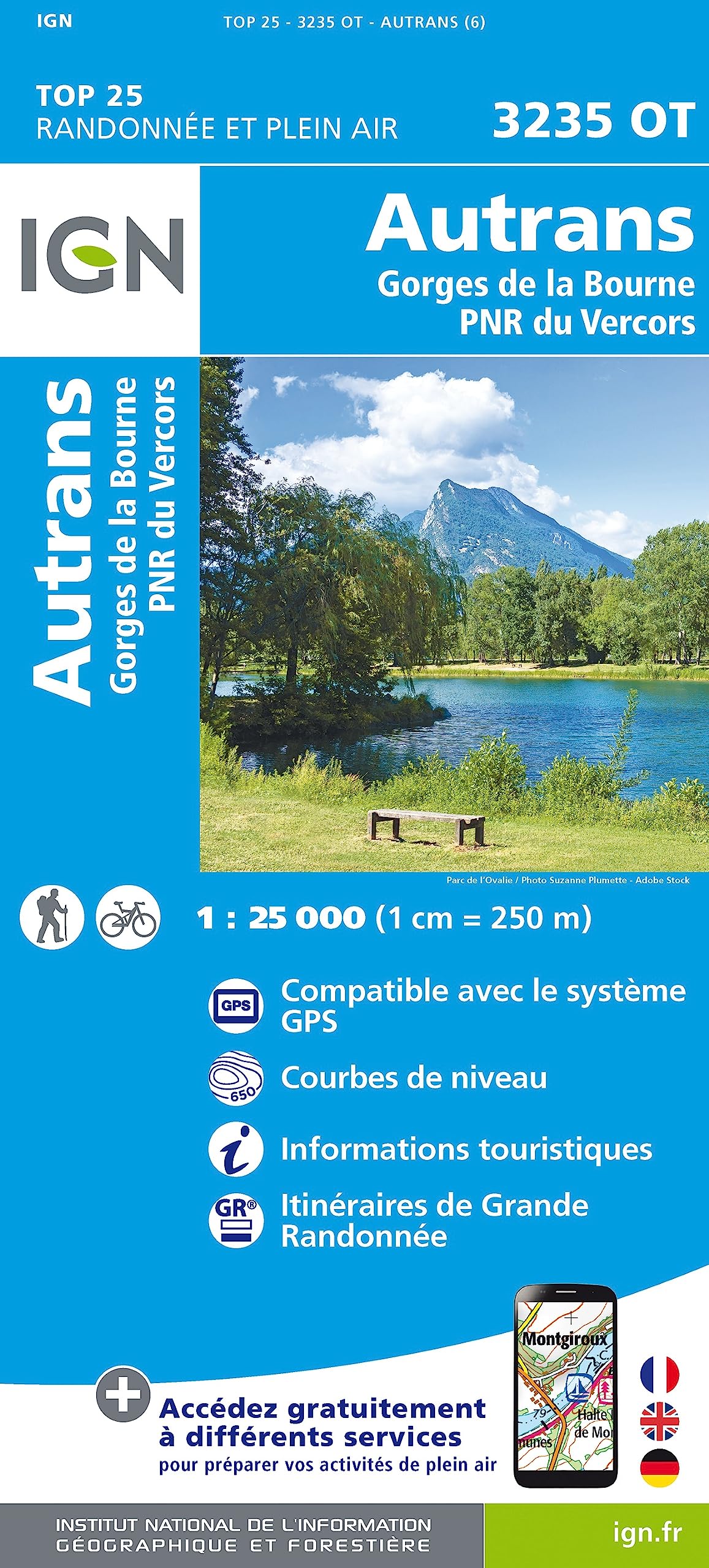 Autrans-Gorges de la Bourne / PNR du Vercors (3235OT) (TOP 25)