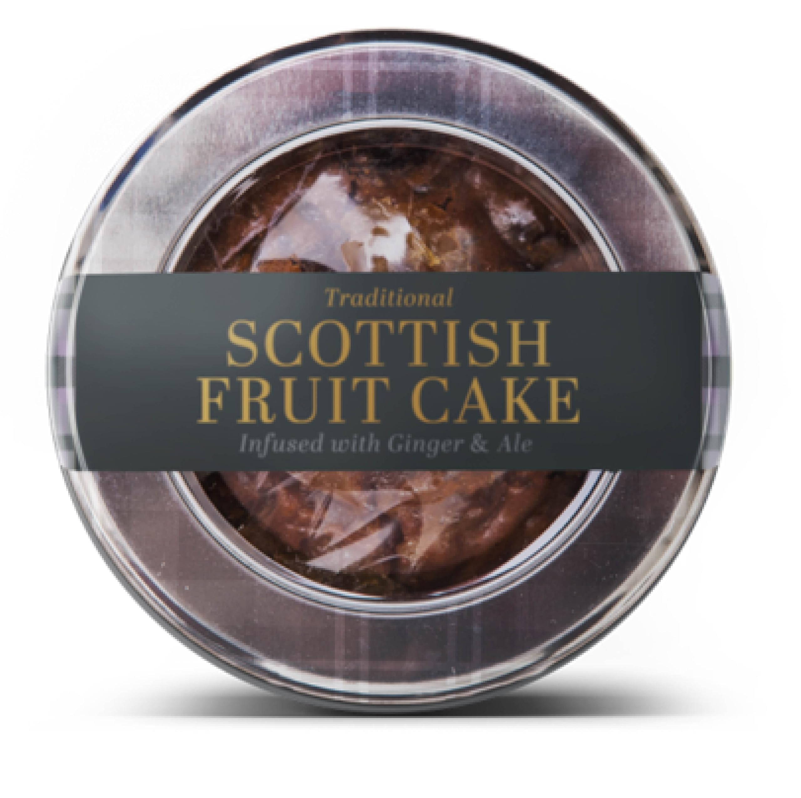 Brodies Traditional Scottish Fruit Cake - 1 x 315g - Traditional Scottish fruit cake infused with ginger and ale