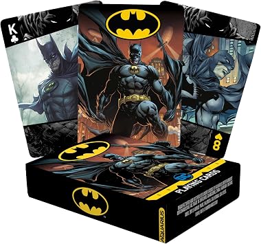 Aquarius DC Comics Batman Playing Cards Standard Size Themed Novelty Deck with 52 Unique Comic Designs Collectible Merchandise Gift for Teens and Adults