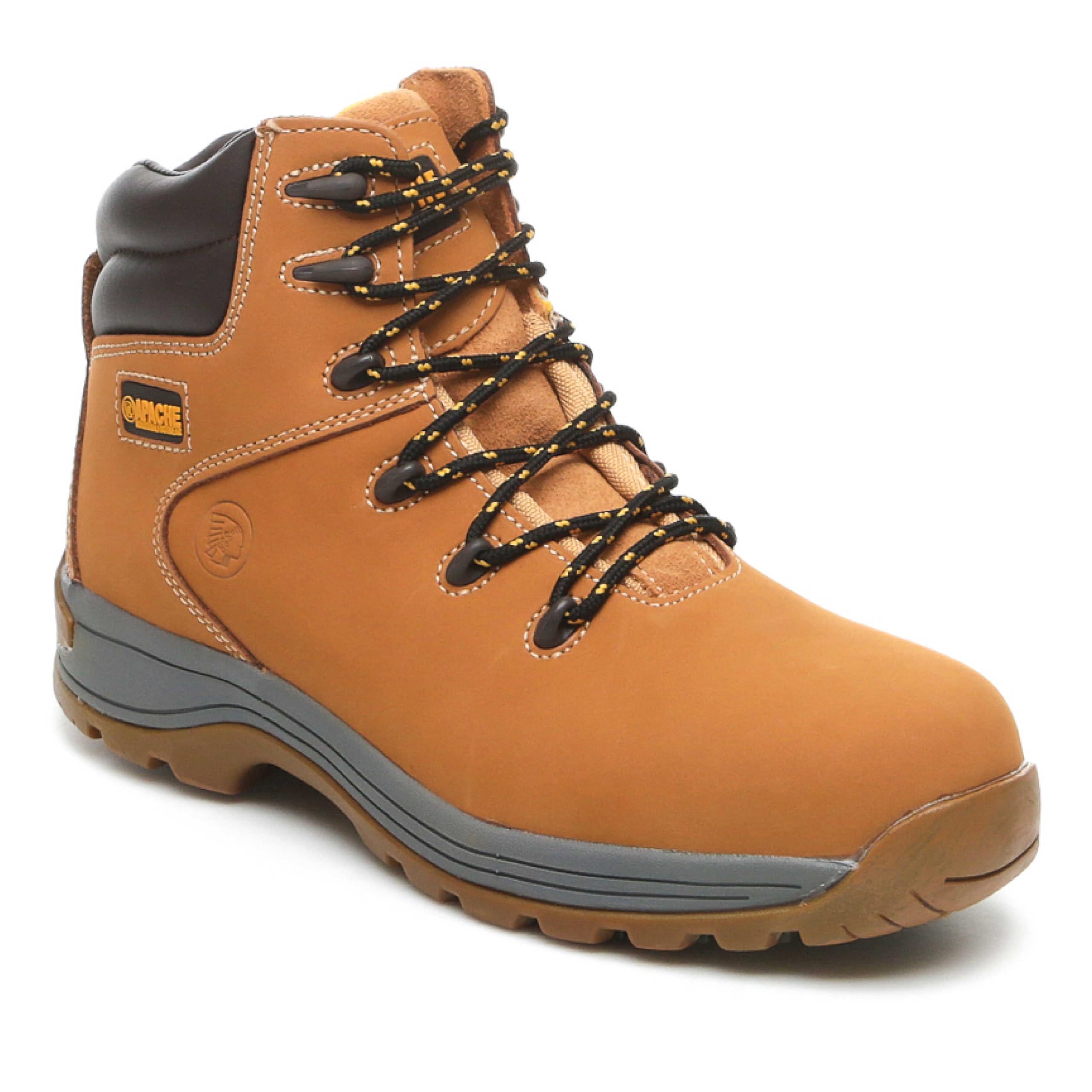 Apache AP314CM Nubuck Water Resistant Safety Hiker Wheat UK9 Shoe Size