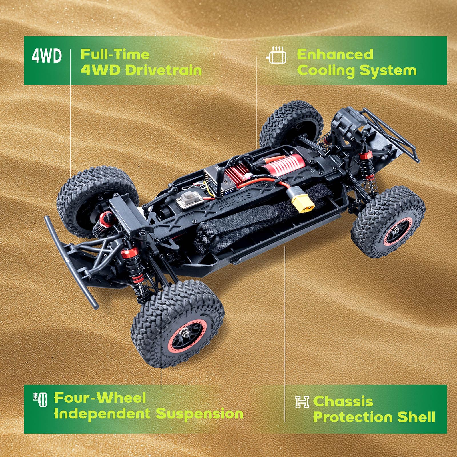 Amazon.co.jp: FMS 1/18 FMS 1/18 フォード ブロンコ U4 ブラシレス RC