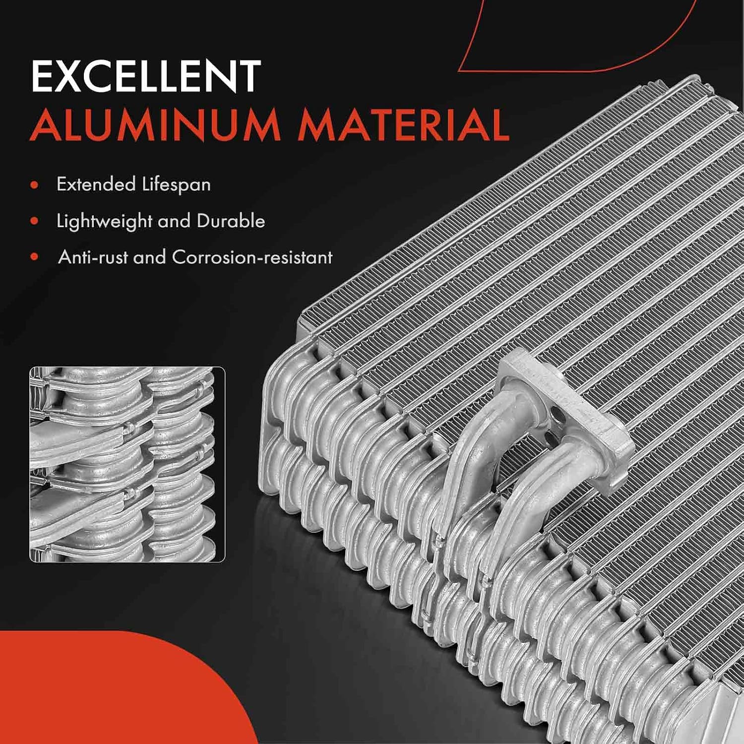 A-Premium AC Evaporator Core Compatible with Toyota MR2 1991 1992 1993