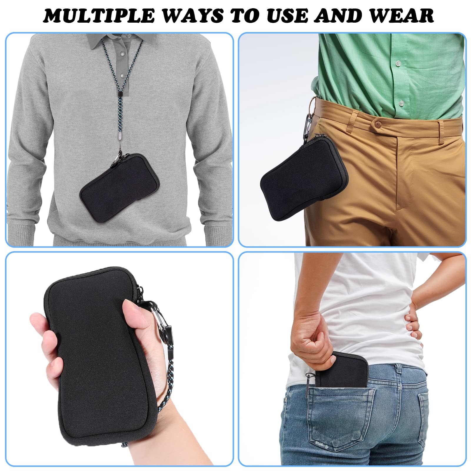 Pwsap Housse Universelle Smartphone, Pochette de Protection en