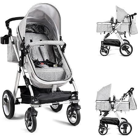 beige pram